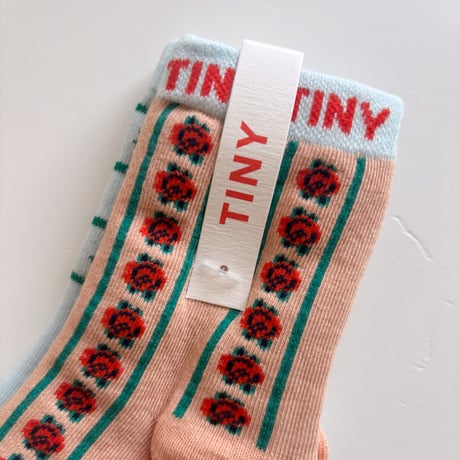 tiny cottons  Roses Medium Socks 12-24M