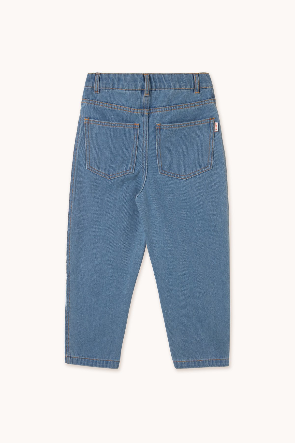 tiny cottons STRAWBERRIES EMBROIDERED JEANS -
