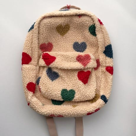 KongesSløjd JODY TEDDY BACKPACK GRS - BON COEUR COLORÉ