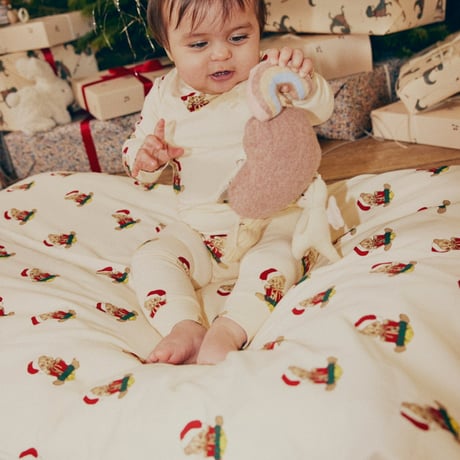 Konges Sløjd 　BASIC NEWBORN SET GOTS- CHRISTMAS TEDDY