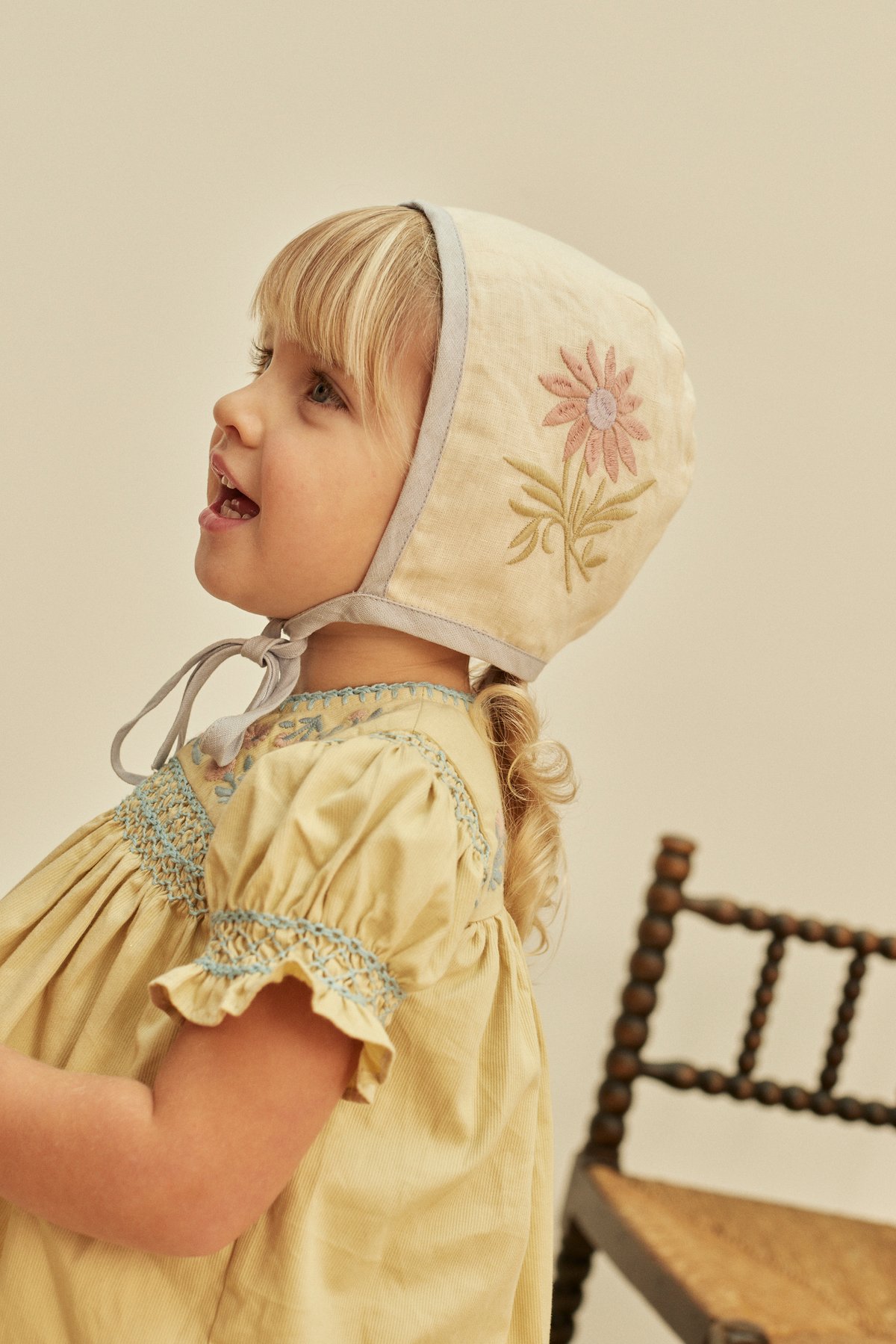 Apolina JONI BONNET - CREAM | Baby Style LAB