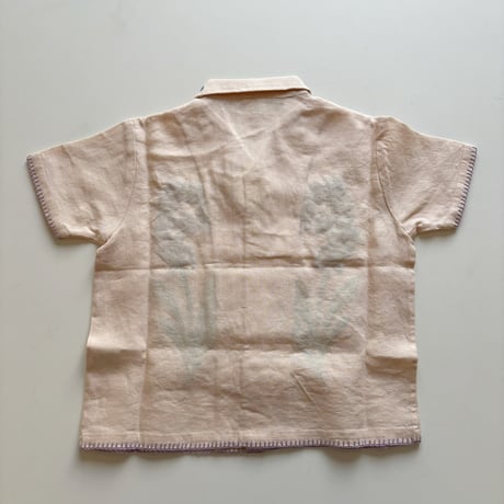 Apolina 　DONNY EMBROIDERED SHIRT - BLUSH