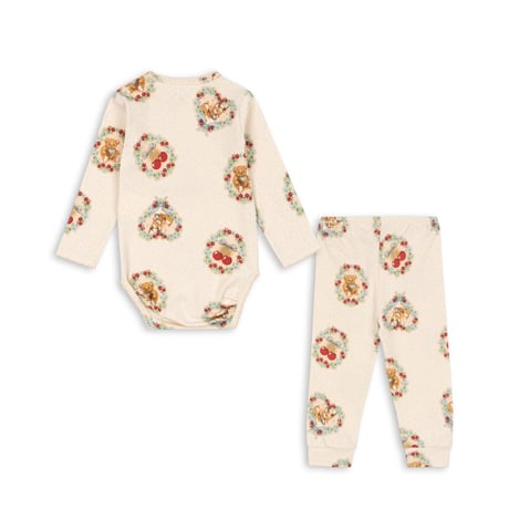 Konges Sløjd 　BASIC BODY/PANTS SET GOTS - DEER DIARY