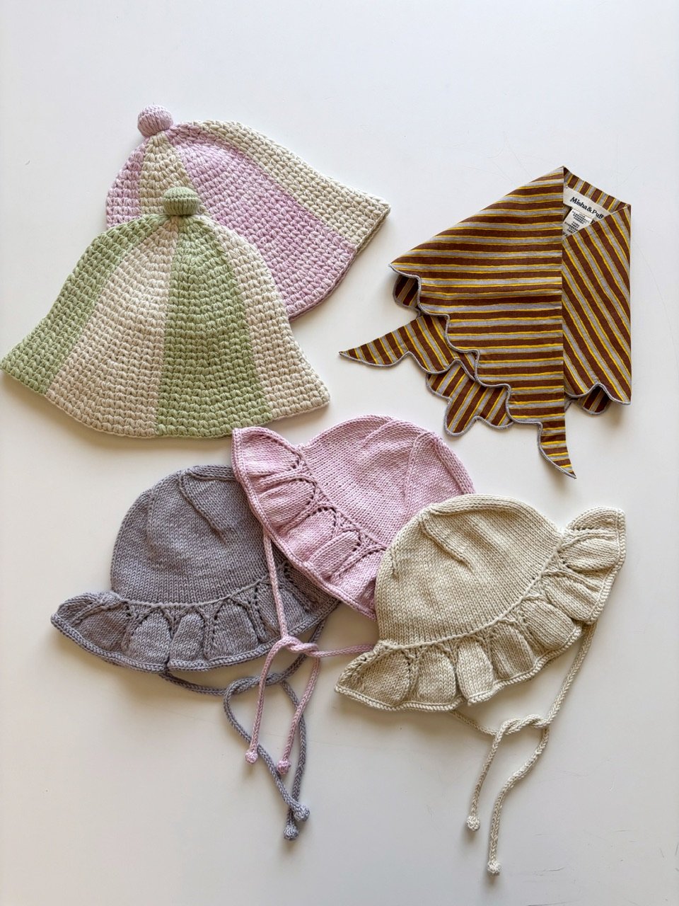 Misha & Puff BABY CROCHET TULIP HAT - AURA | Ba
