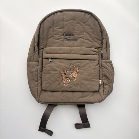 KongesSløjd JUNO QUILTED BACKPACK MIDI - WALNUT