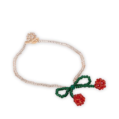 Konges Sløjd　PEARLY NECKLACE & BRACELET S - CHERRY