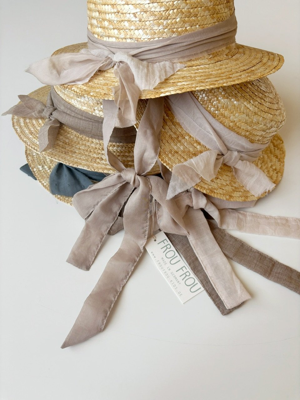 FROU FROU 麦わら帽子 Mサイズ THE CLASSIC CANOTIER HAT(FROU FROU) | CALLOW (ナチュラルで