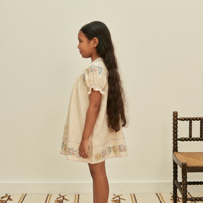 Apolina VERNA SMOCK DRESS - CREAM | Baby Style