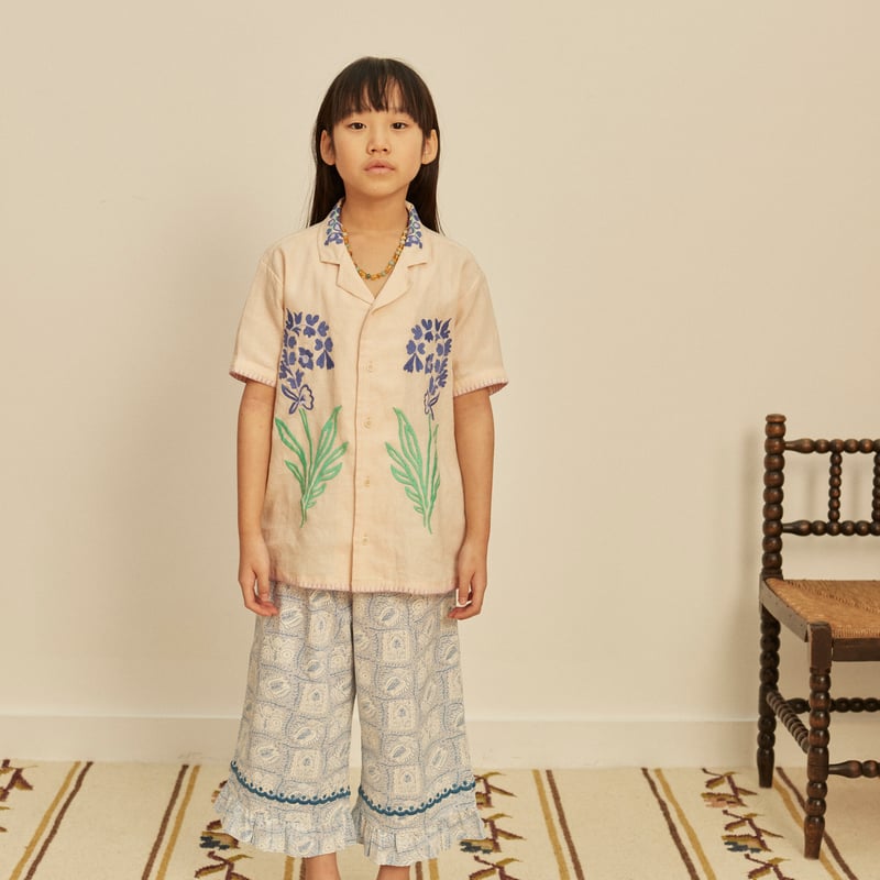 Apolina DONNY EMBROIDERED SHIRT - BLUSH | Baby