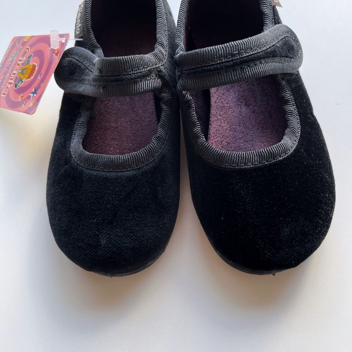 Cienta ベロアフォーマルストラップシューズ EUR23-31 Black Cienta ベロアフォーマルストラップシューズ EUR23-31 Black