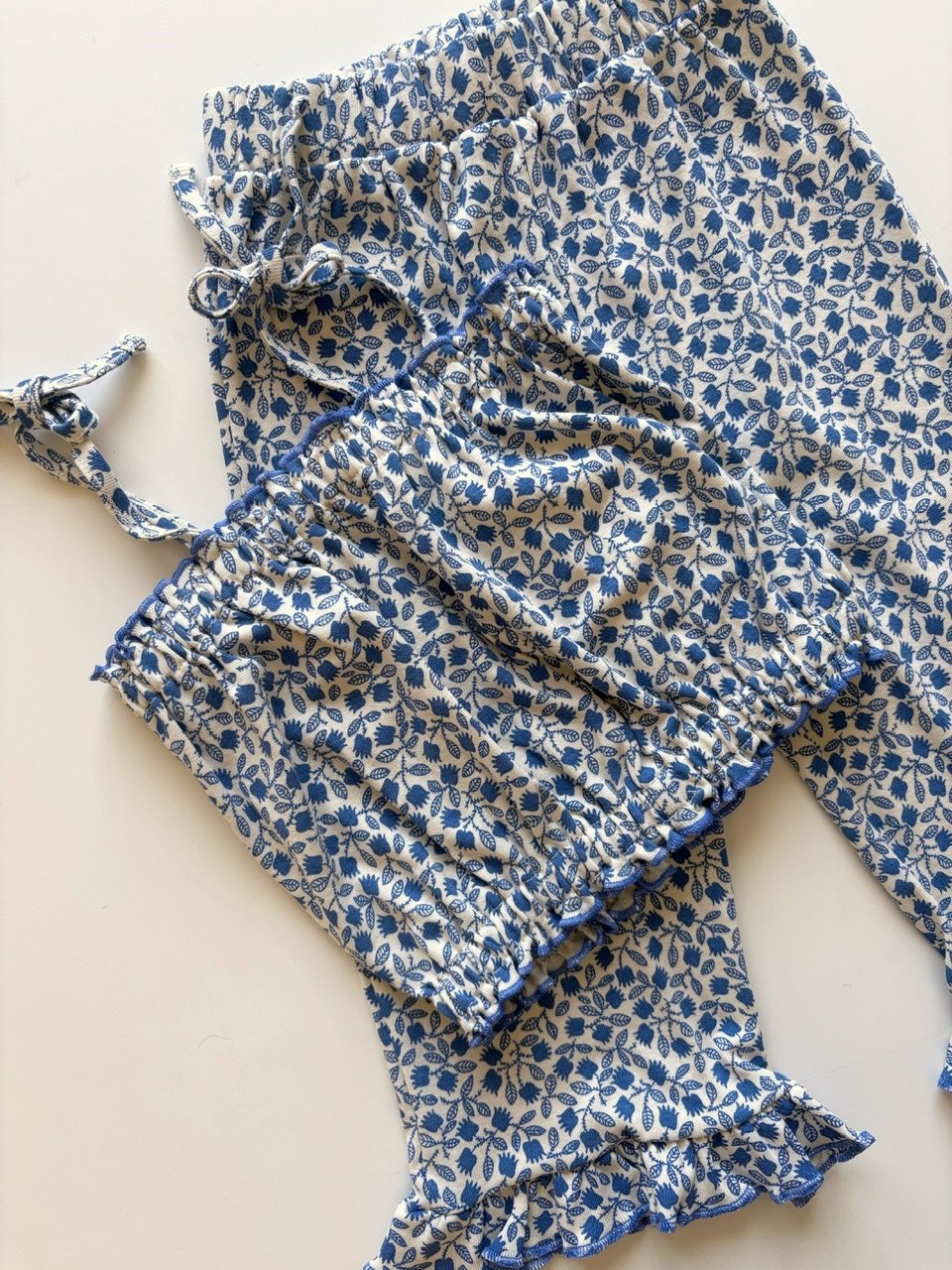 Misha & Puff SYDNEY TOP - BLUE RIBBON LISSE FIE