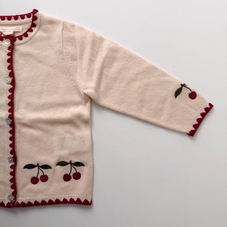 Konges Sløjd 　COLLETTE CARDIGAN - OFF WHITE