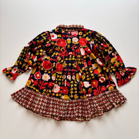 Misha & Puff Ruffle  Ingrid Dress -  Ink Playground