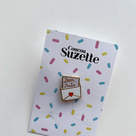 Coucou Suzette  Santa Claus Letter Pin