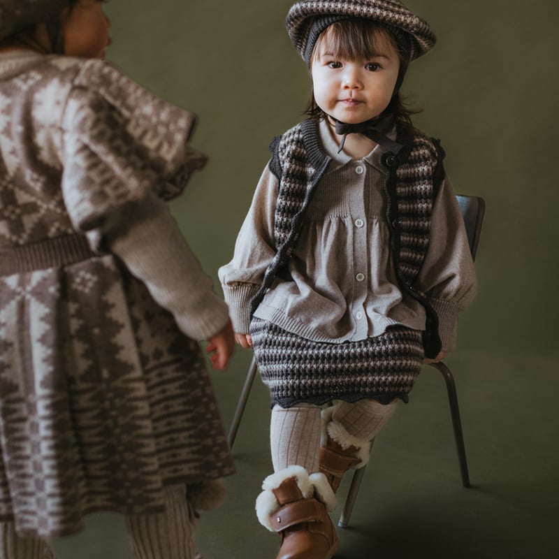 MABLI PORTH SKIRT - UMBER | Baby Style LAB
