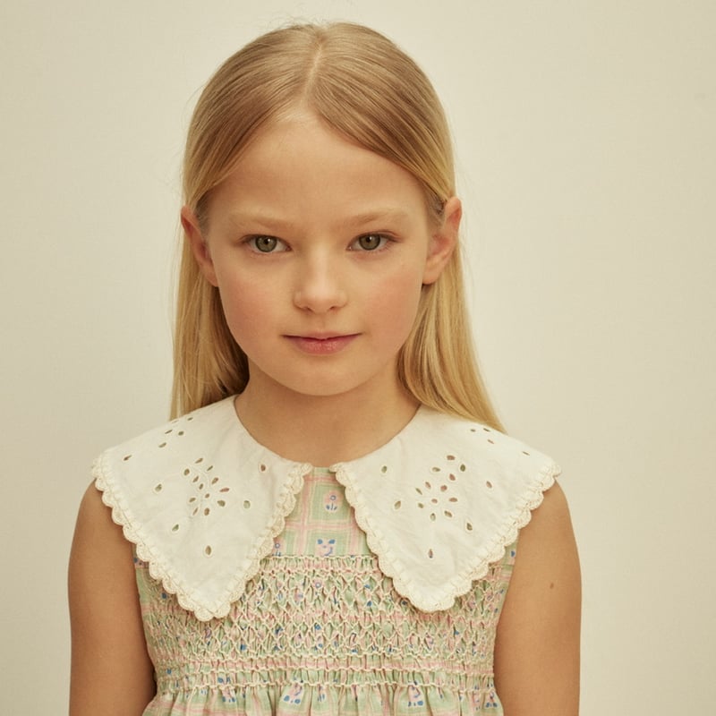 Apolina CORNELIA S/L SMOCK DRESS - ROSEPANEL M