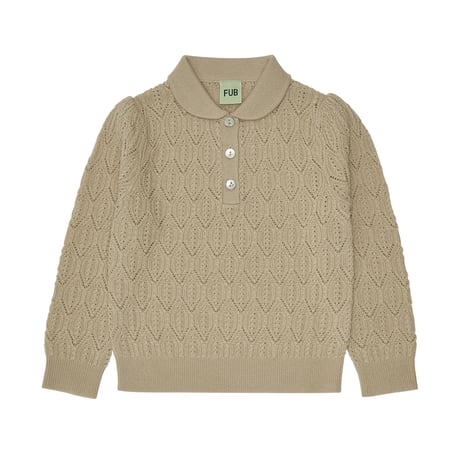 FUB Pointelle Blouse - Hay