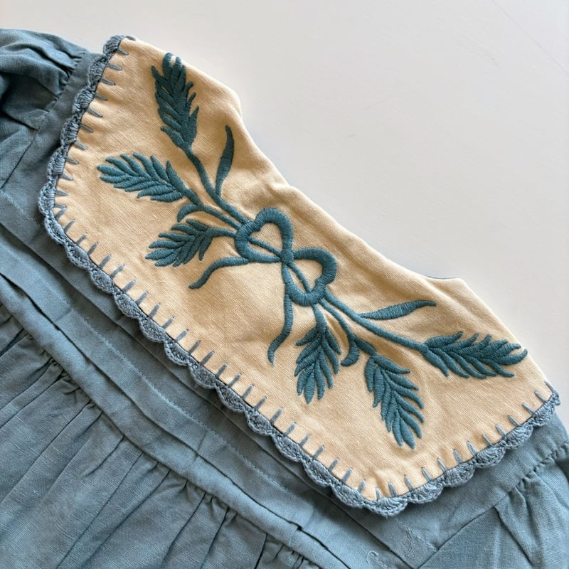 Apolina アポリナ　刺繍入りワンピース 120.130 7-9Y 新品 7-9y Apolina Wendy Dress Cabin Stripe｜Yahoo!フリマ（旧