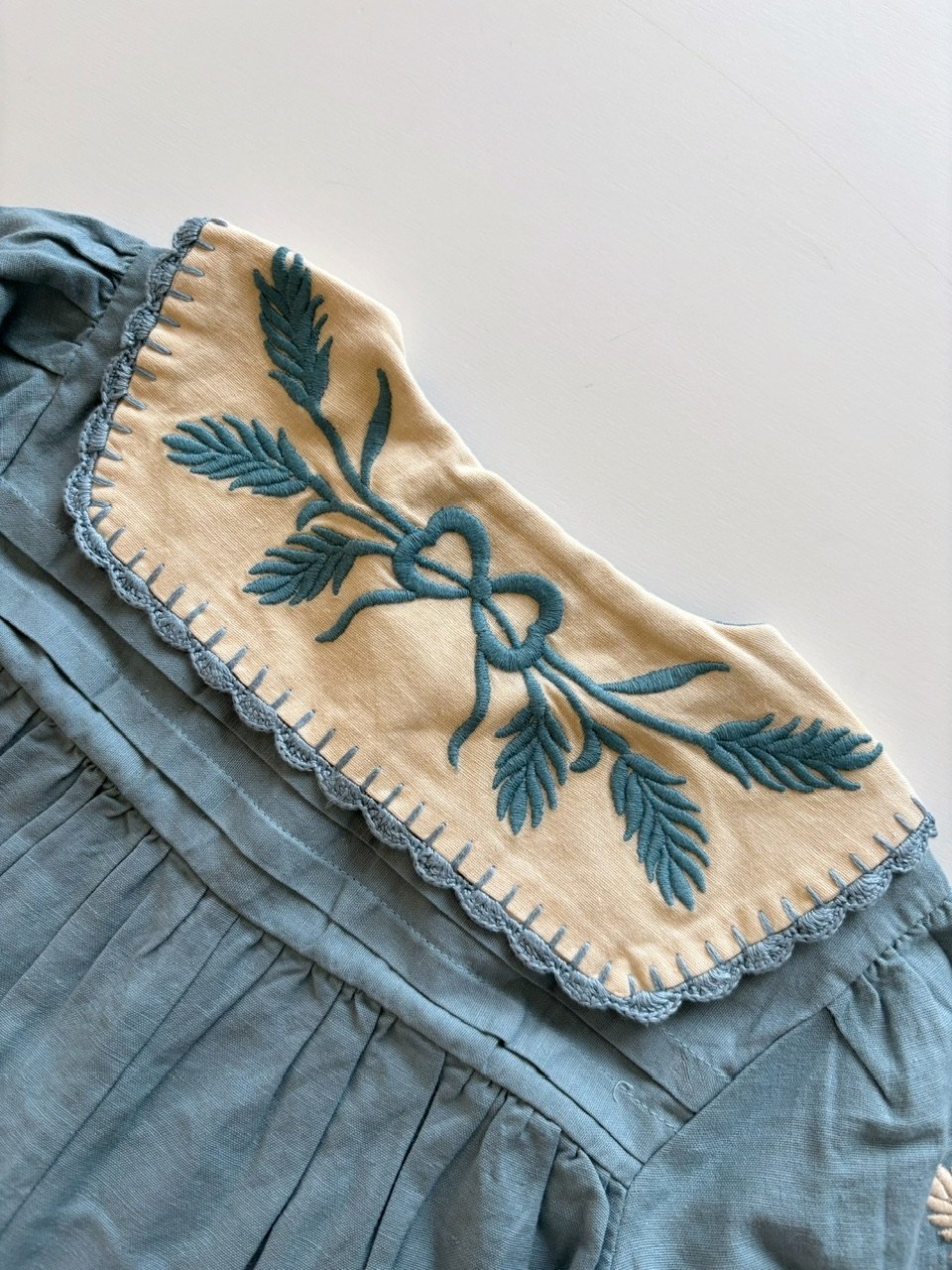 Apolina BETTE JUMPSUIT - BLUE PEBBLE | Baby St