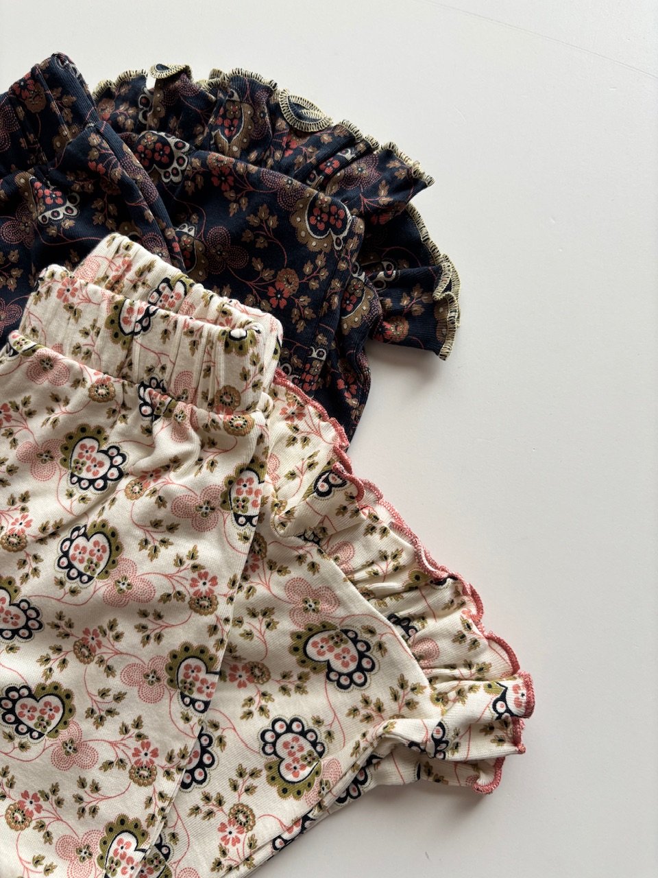 Misha & Puff Ruffle Pedal Pusher - Sugar Calico