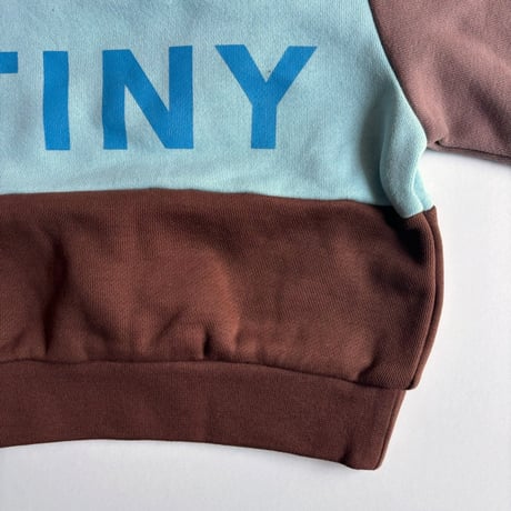 tiny cottons  Color Block Sweatshirt - mustard/chocolate