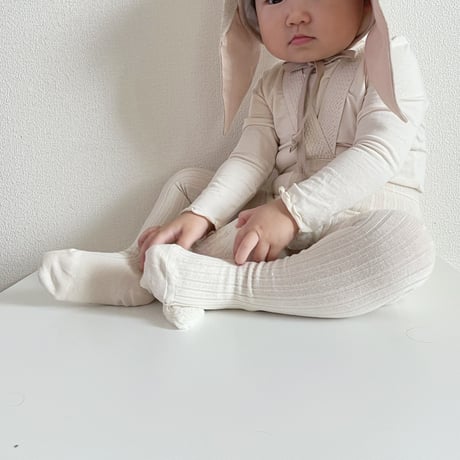 Briar Baby  OATMEAL BUNNY BONNET COTTON-LINED