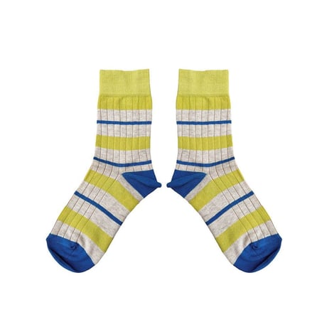 MABLI  MEILLION SHORT SOCKS - APPLE STRIPE