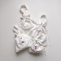 ドローイングバッグ lace embroidery Mサイズ/Sサイズ/Miniサイズ/minimini