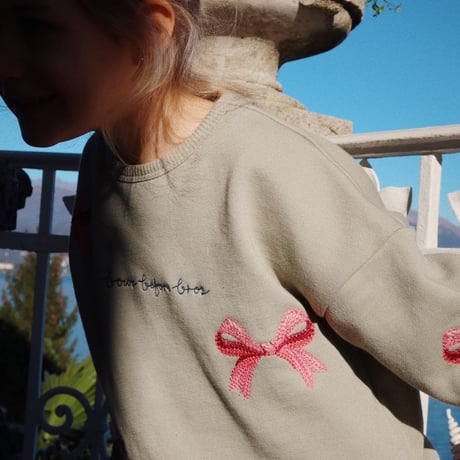 Konges Sløjd 　Lou Bow Sweatshirt
