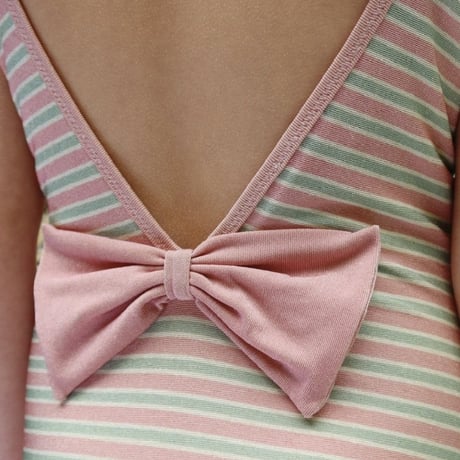 Konges Sløjd　BOWWOW SWIMSUIT - BLUSH STRIPE