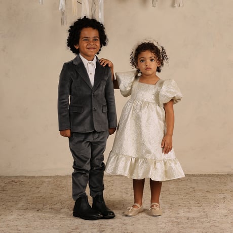 NORALEE　AUGUSTA DRESS - CHAMPAGNE