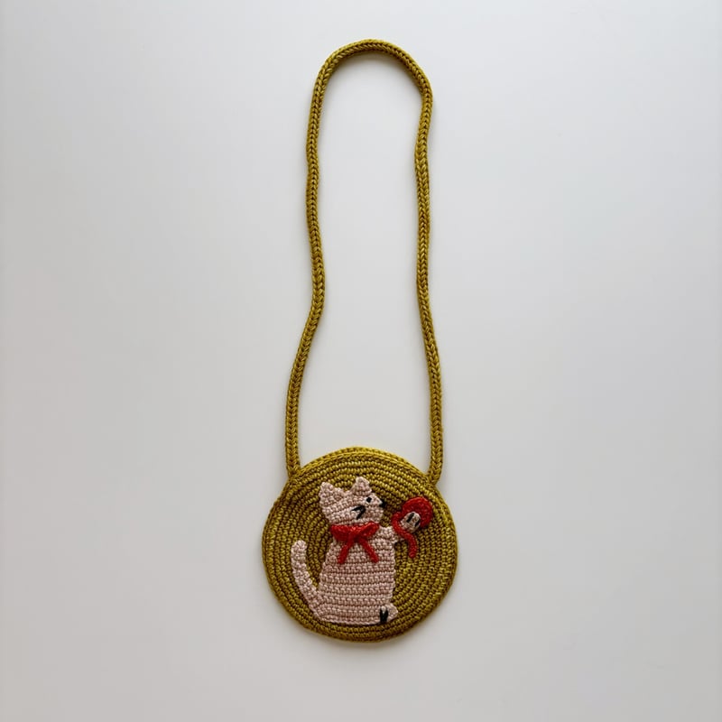 misha and puff バック Misha & Puff Ruffle Meadow Owl Circle Bag - I