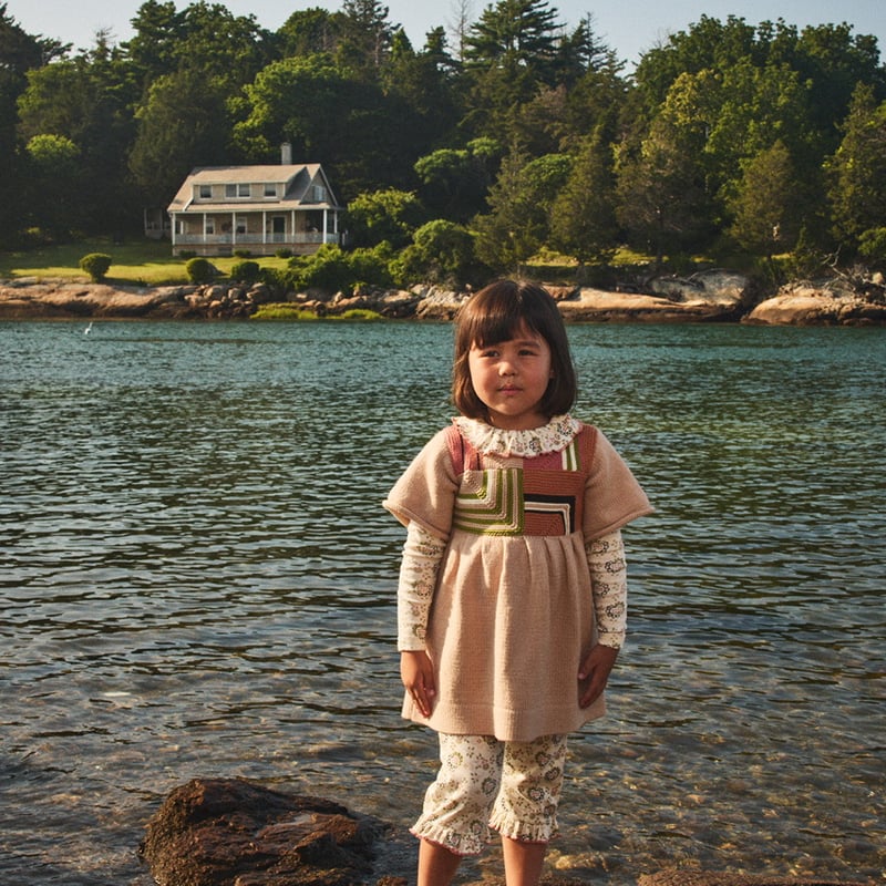 Misha & Puff ラッフル　ペダル　プッシャー　パンツ Misha & Puff / Ruffle Pedal Pusher - Sugar Cali