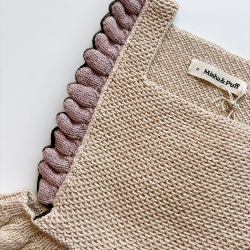 Misha & Puff Louisa Pinafore - Bisque | Baby St