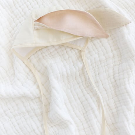 Briar Baby  IVORY BUNNY BONNET