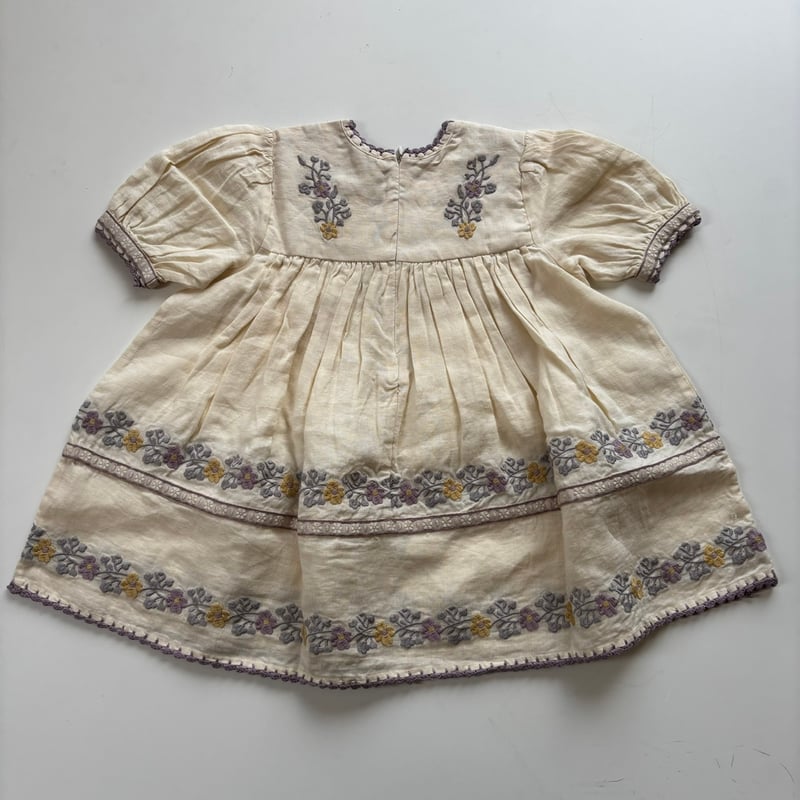 Apolina PATSY RIBBONS DRESS - CREAM | Baby Sty