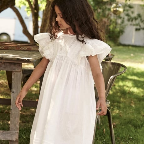 FAUNE  Zinnia Dress - Pure White