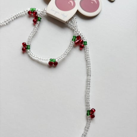 KongesSløjd  PEARLY CHERRY NECKLACE AND BRA