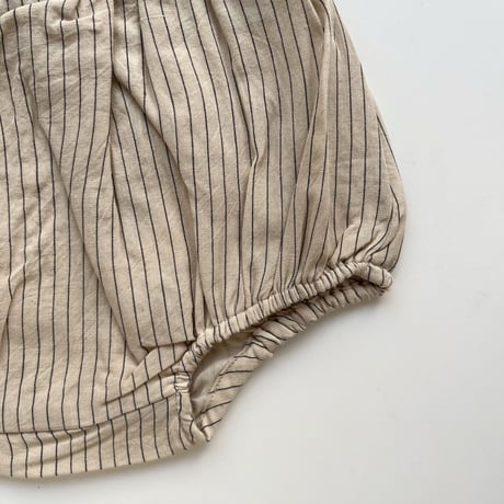 CARAMEL 　LOTUS BABY BLOOMER  - PIN STRIPE