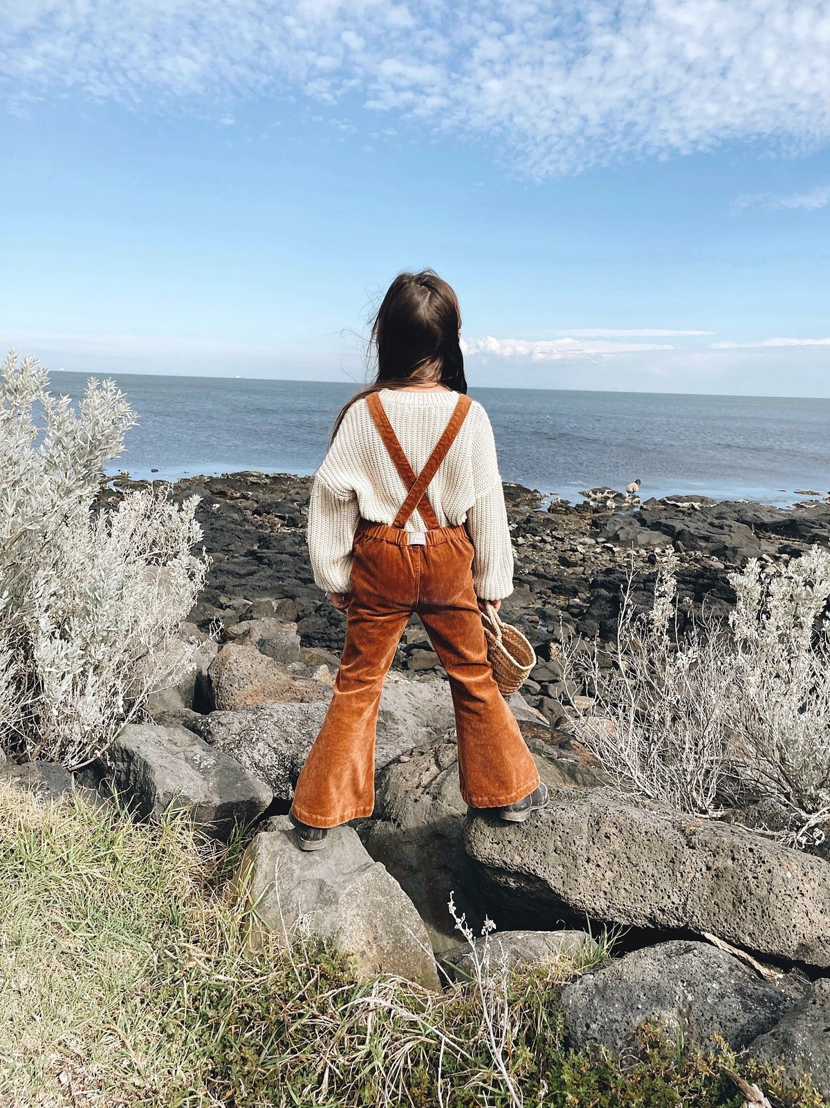 twin collective オーバーオール TWIN COLLECTIVE】Bowie Bubble Overall -Latte | RIRIBELL