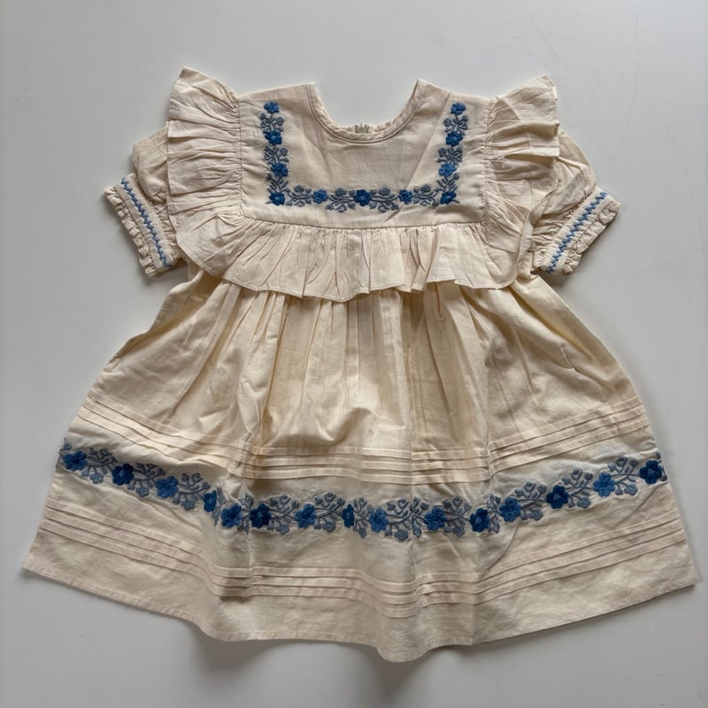 ワンピース 5-7Y Apolina Zabina Dress Apolina JOSEPHINE DRESS - CREAM | Baby Style LAB