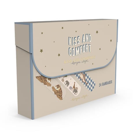 Konges Sløjd 　KISS AND COMFORT BANDAGES-BLUE MIX