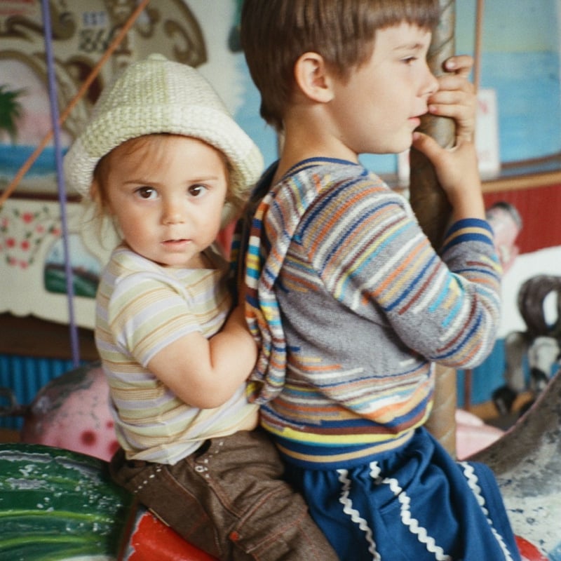 Misha & Puff BABY CROCHET TULIP HAT - AVENTURIN