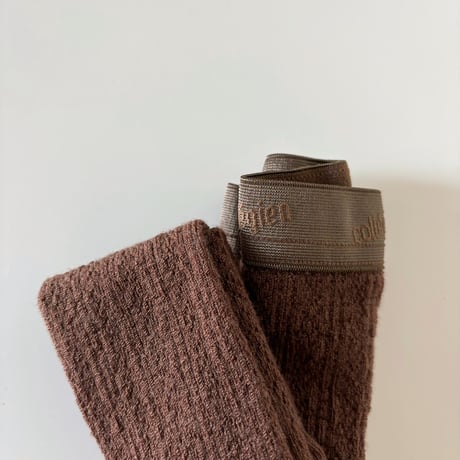Collegien  Angélique -  Pointelle merino wool tights