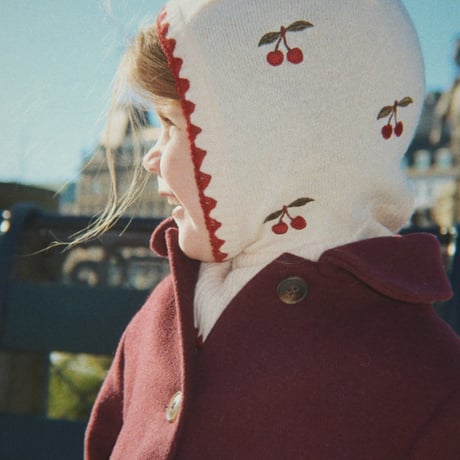 Konges Sløjd 　COLLETTE BALACLAVA - OFF WHITE