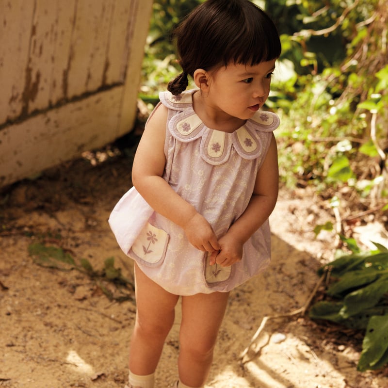 apolina 刺繍　ポシェット Apolina BABY FLORA BUBBLE - WALLFLOWER | Baby