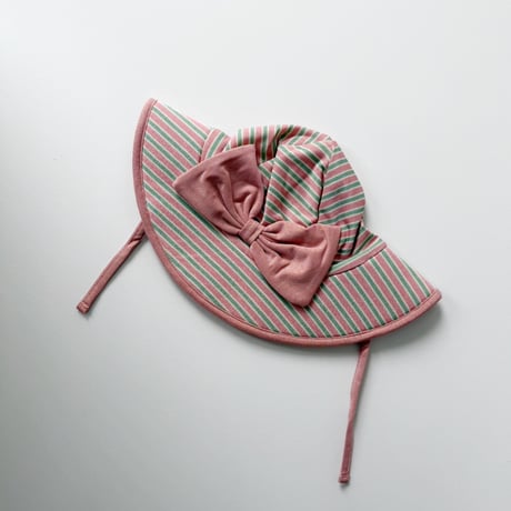 Konges Sløjd　BOWWOW SWIM HAT - BLUSH STRIPE