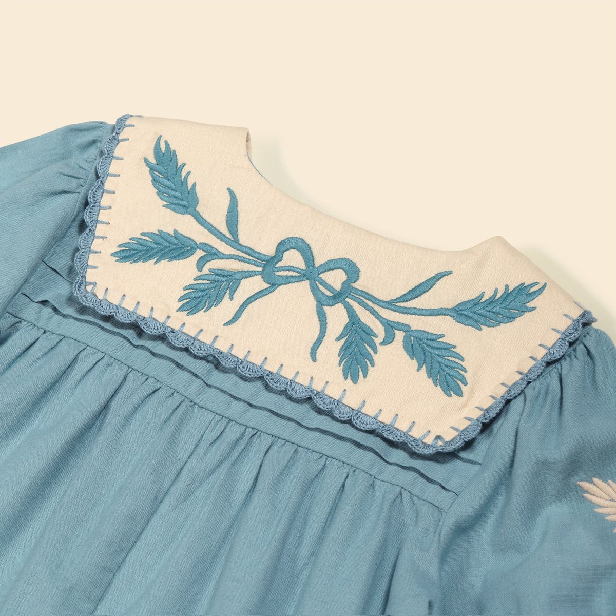 Apolina BETTE JUMPSUIT - BLUE PEBBLE | Baby St