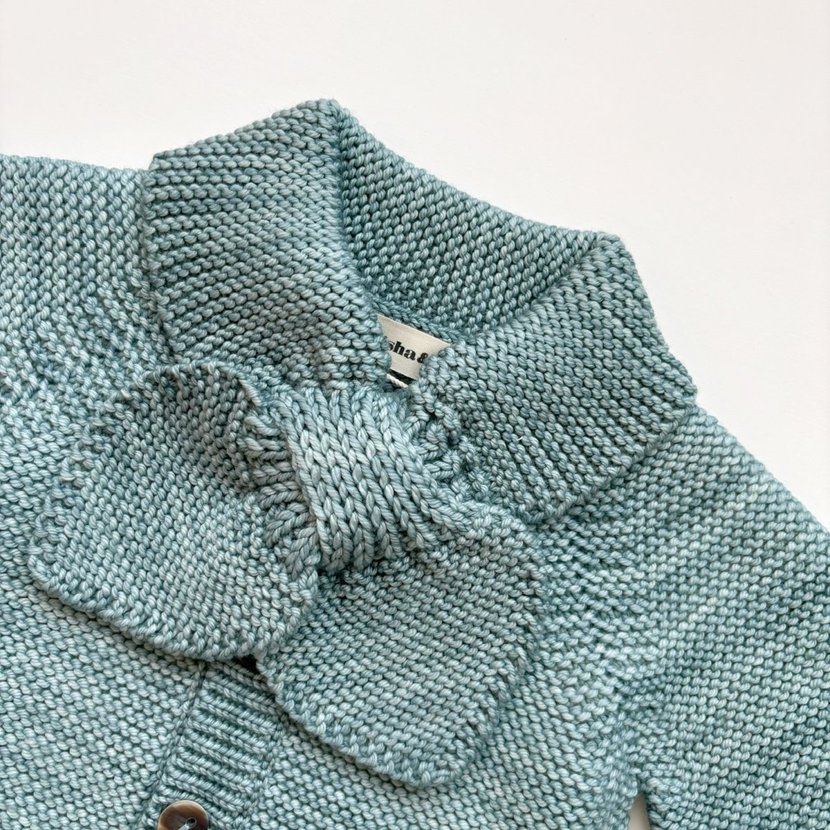 misha&puff ポップコーンカーディガン 4-5y ピマコットン