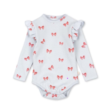 KongesSløjd　SUI FRILL BODY GOTS - ROSIA BLUE BOW
